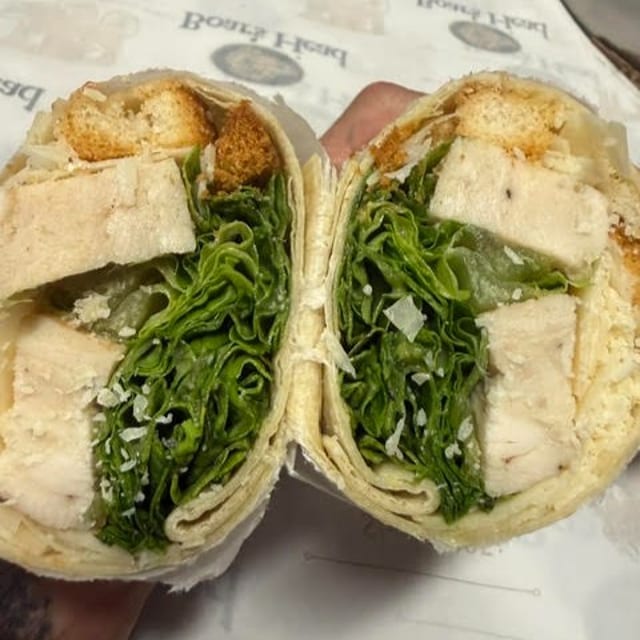Chicken Caesar Wrap.
