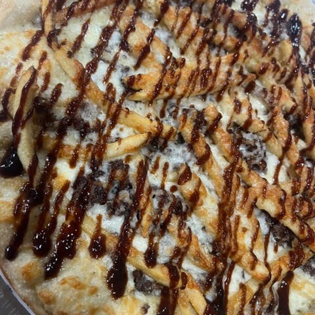 BBQ Chicken Pizza.