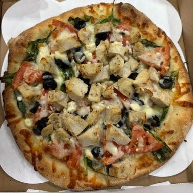 Grecian Pizza.